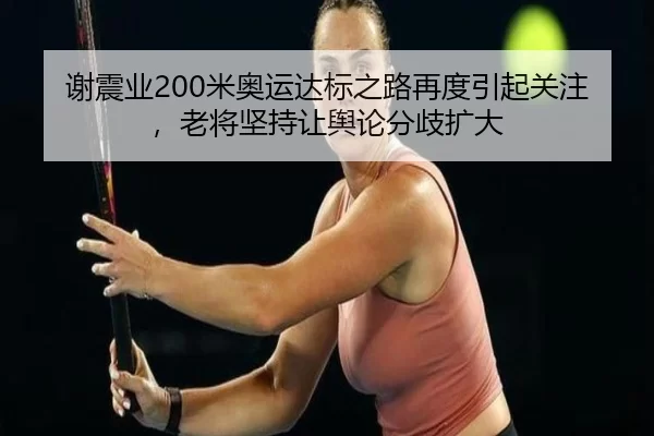 谢震业200米奥运达标之路再度引起关注，老将坚持让舆论分歧扩大